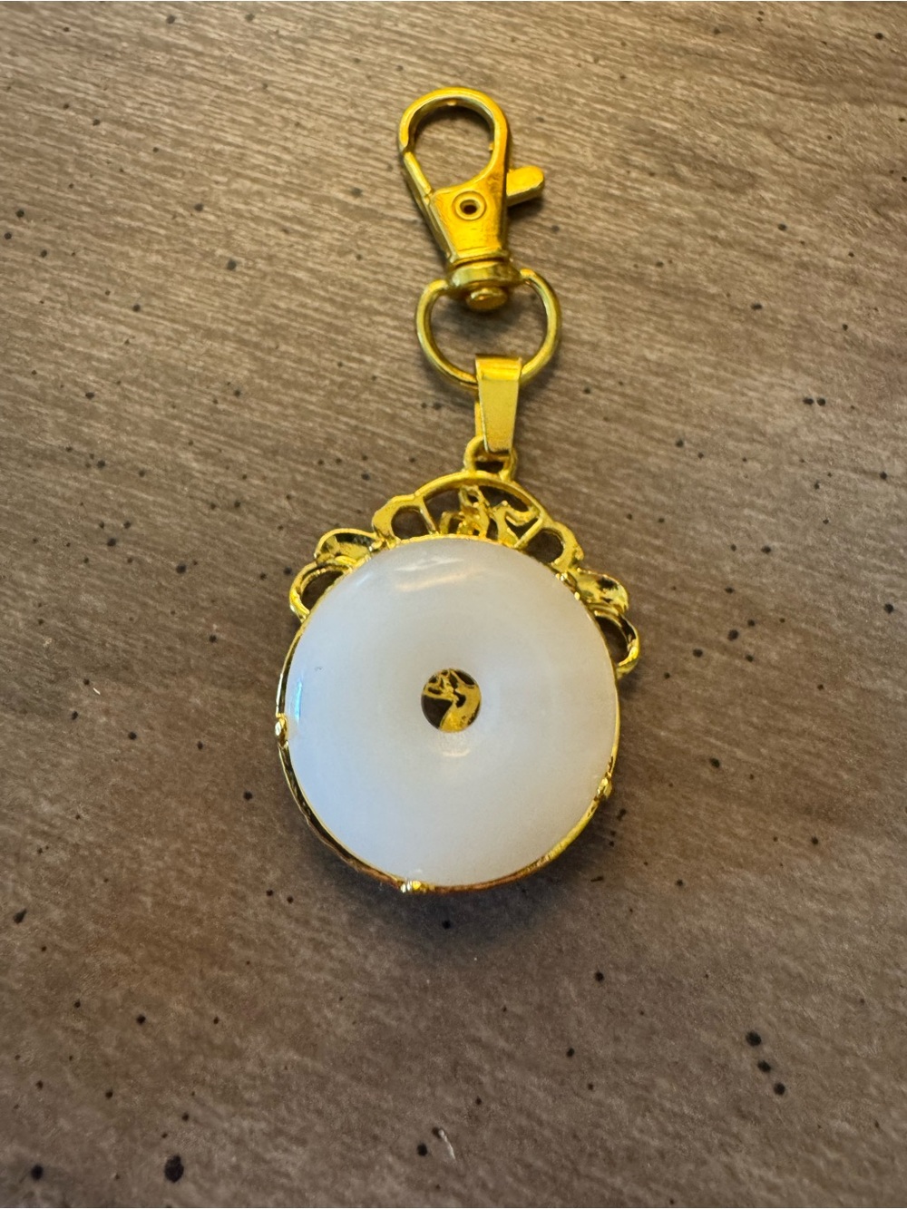 Gold Tone Dragon Keychain/Bag Charm - Picture 3 of 3
